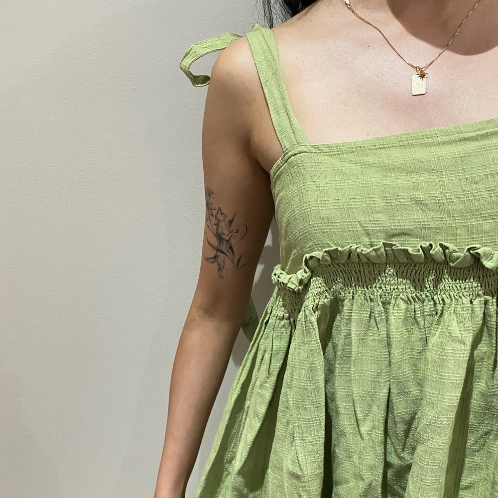 FREE PEOPLE, Green Dress